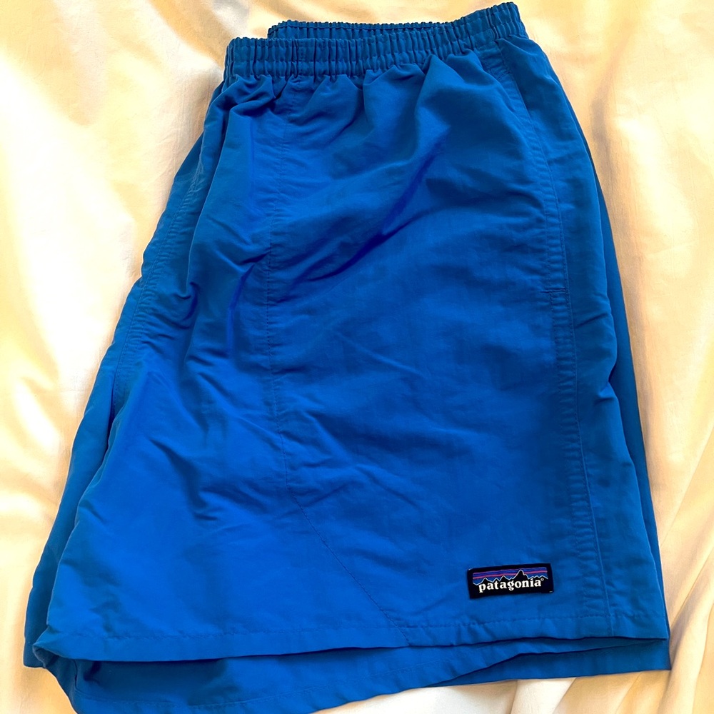 Men’s Patagonia baggies- lined with pockets